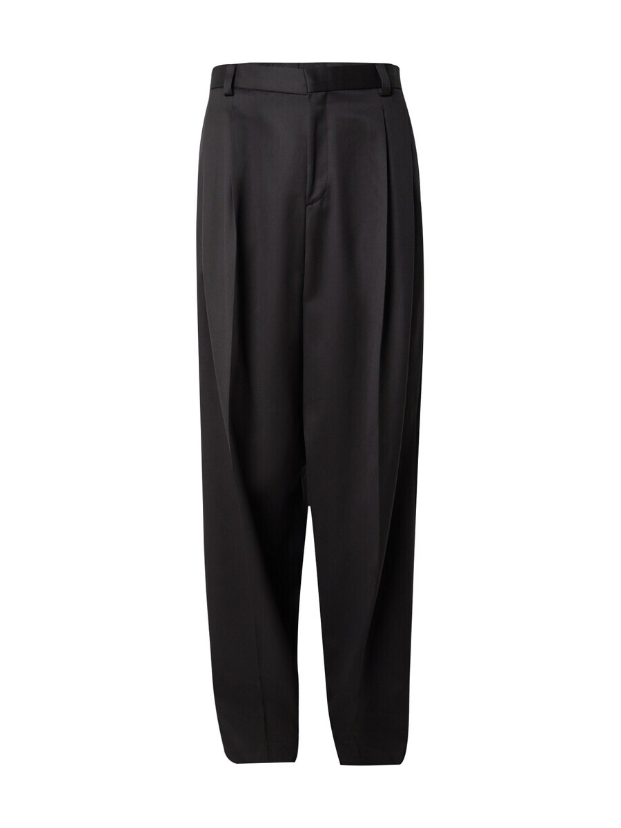 

Тканевые брюки HUGO Loose fit Pleat-Front Pants Fedix, черный