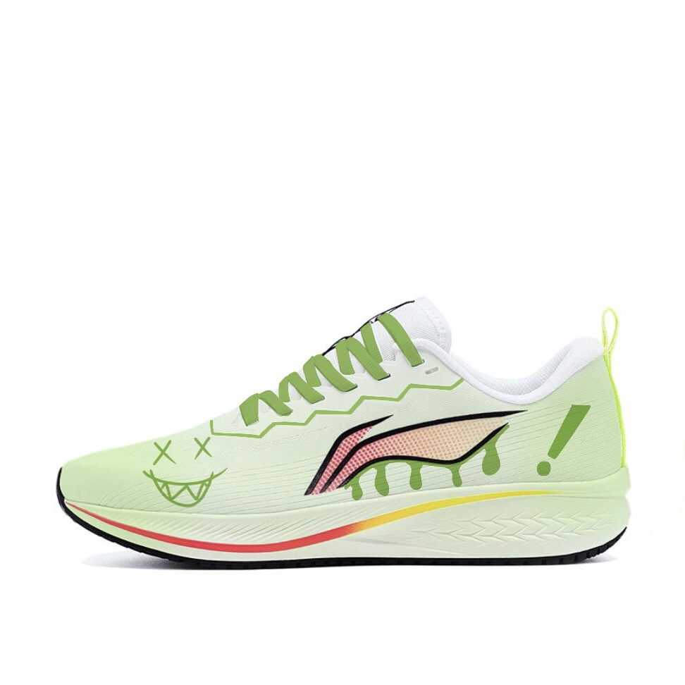 

LINING Кроссовки мужские Red Hare 6 с низким верхом, зеленые
