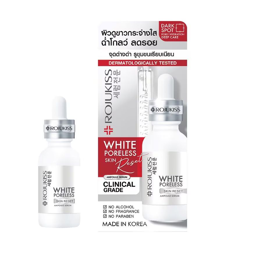 

Rojukiss Ампульная сыворотка White Poreless Skin Reset 30 мл, White