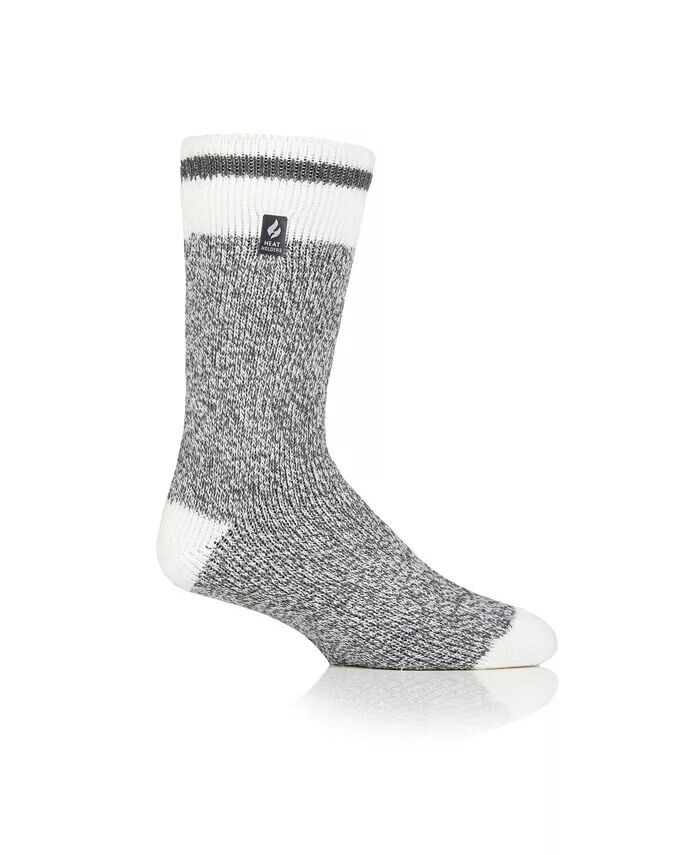 

Мужские носки Jeffrey Cream Block Twist Crew Heat Holders