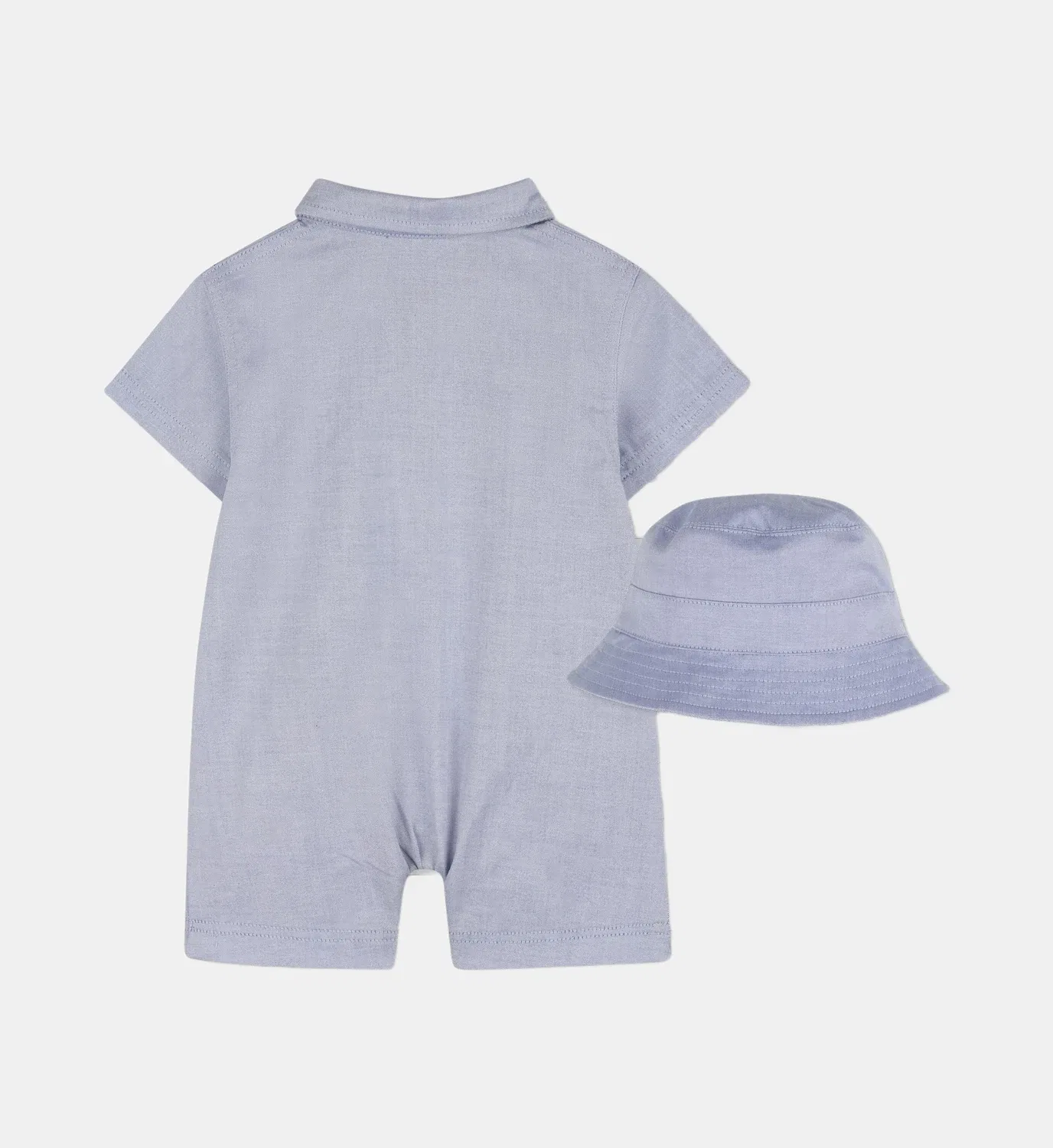 Комплект: комбинезон и панамка Boss Kidswear, синий — фото 2