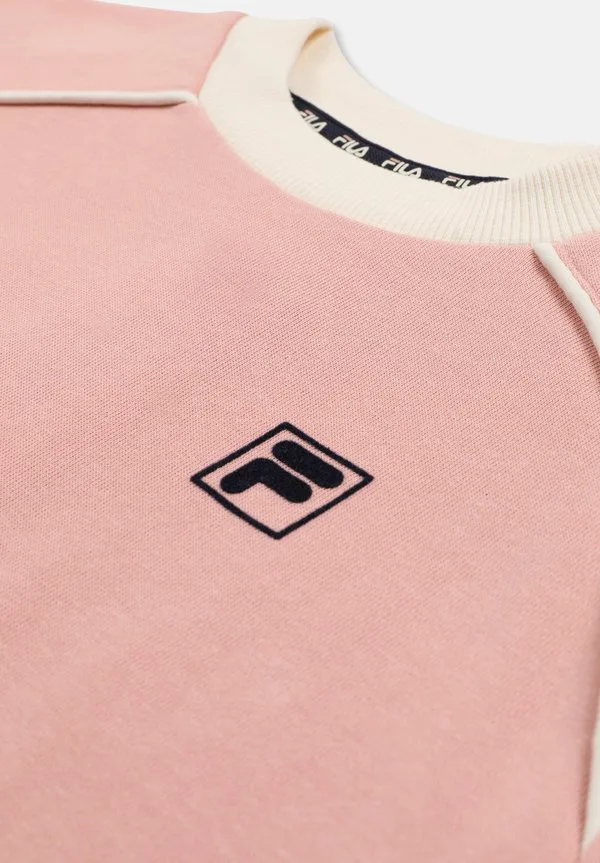 Одежда pratolino, свободная толстовка с круглым вырезом Fila, Mellow Rose-Egret — фото 3