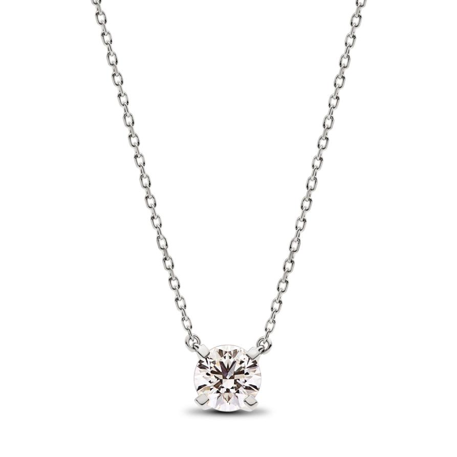 

Ожерелья Pandora Era Lab-grown Diamond Pendant Necklace 1.00 carat tw 14k White Gold, белое золото