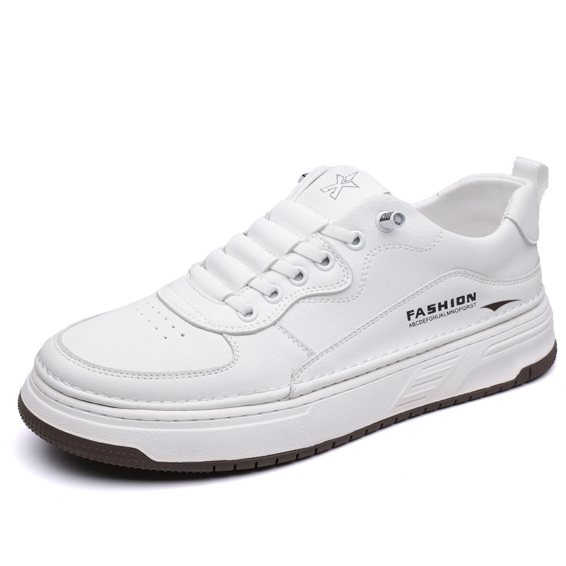 

FEIKE Мужские низкие скейтерские кеды белые, цвет White