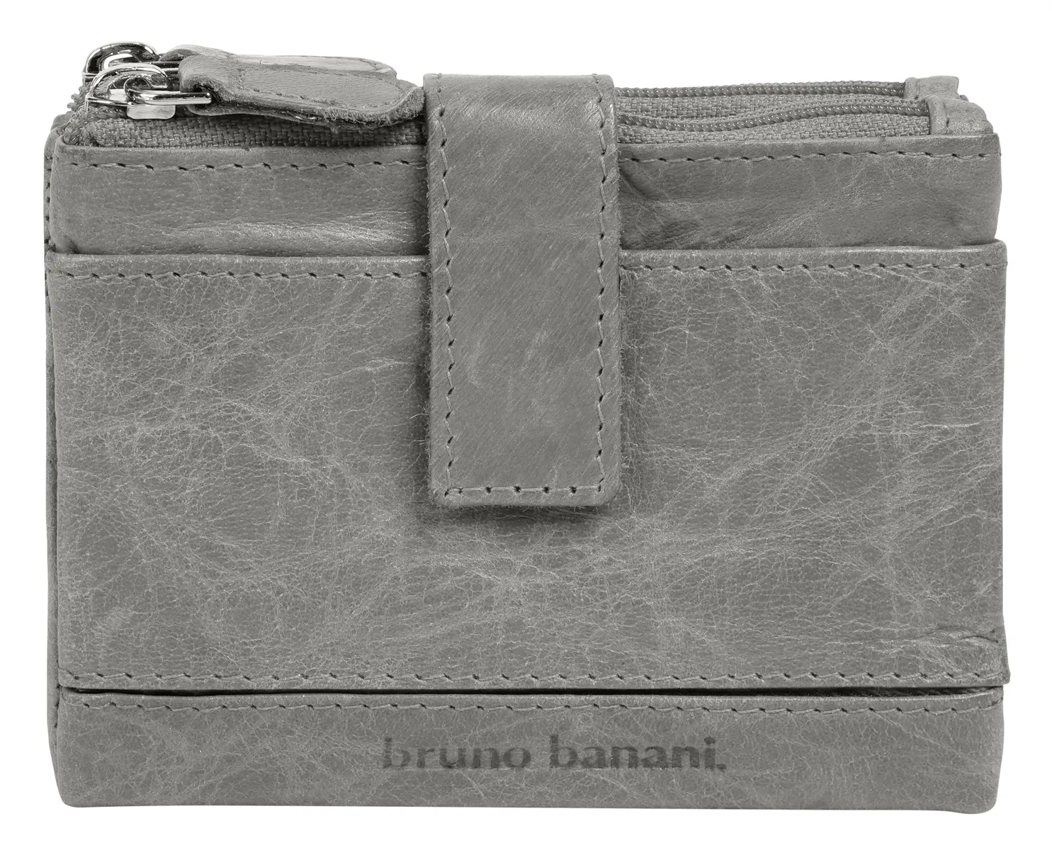 

Кошелек Bruno Banani, натуральная кожа, серый