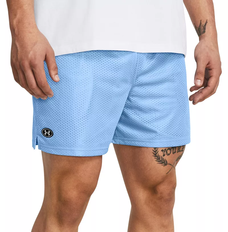 

Мужские шорты из сетки Under Armour Icon, цвет Horizon Blue/White