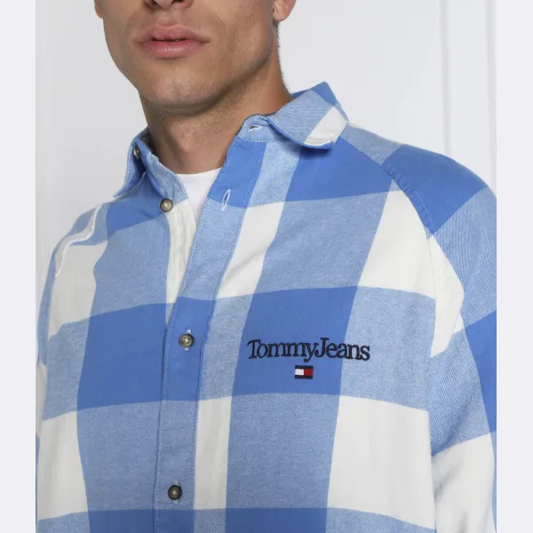 Рубашка свободного кроя Tommy Hilfiger, синий — фото 3