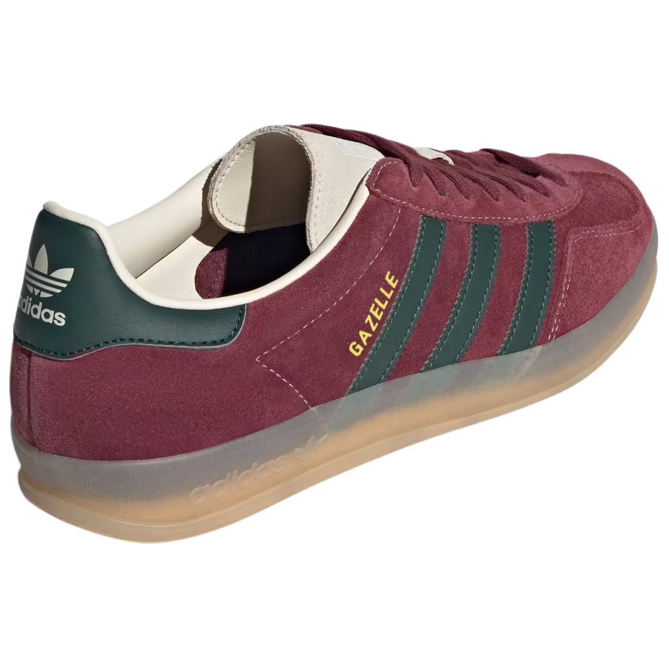 Adidas Gazelle Indoor Shadow Red Shadow Green Adidas Originals, Dark Shadow Red/Dark Shadow Green/Miracle White — фото 3