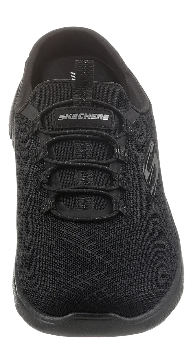 Skechers Sabot "SUMMITS SWIFT STEP", летняя обувь, слипоны, веганская обработка, черный — фото 4