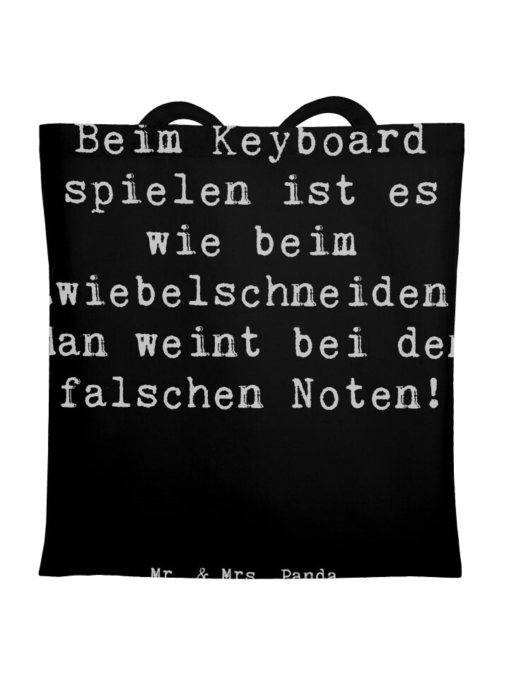 

Сумка для переноски Mr & Mrs Panda Keyboard Tränen, черный