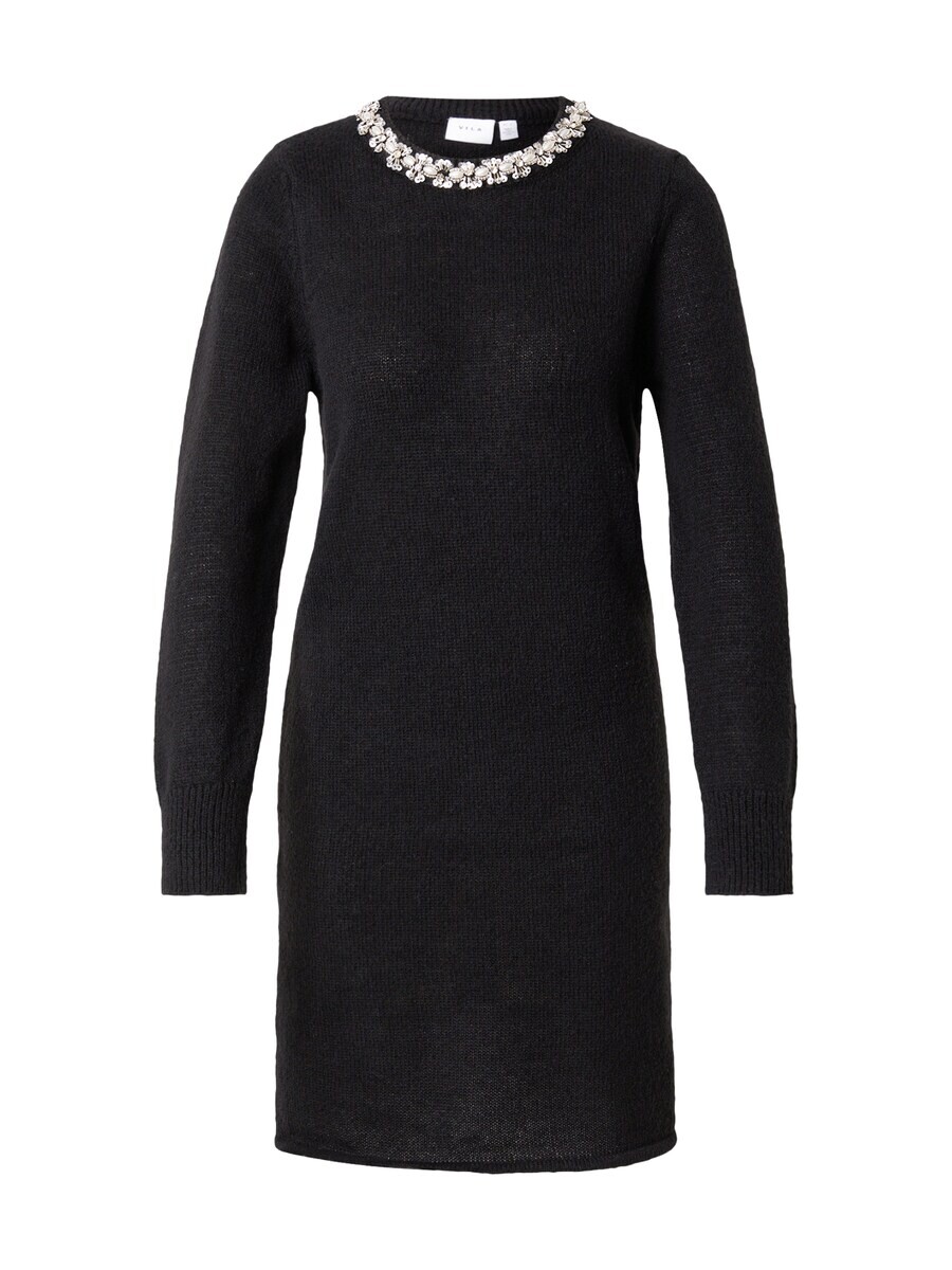 

Вязаное платье VILA Knitted dress VIAlice, черный