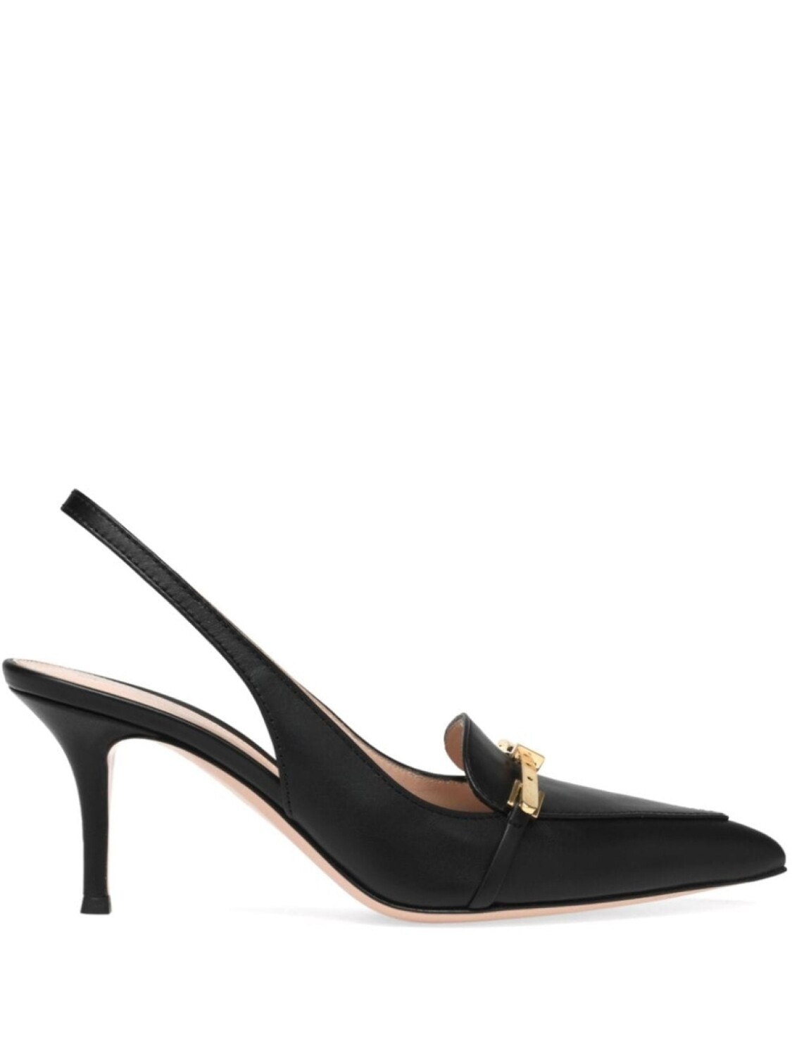 

Gianvito Rossi туфли Carrey 70 с ремешком на пятке, черный