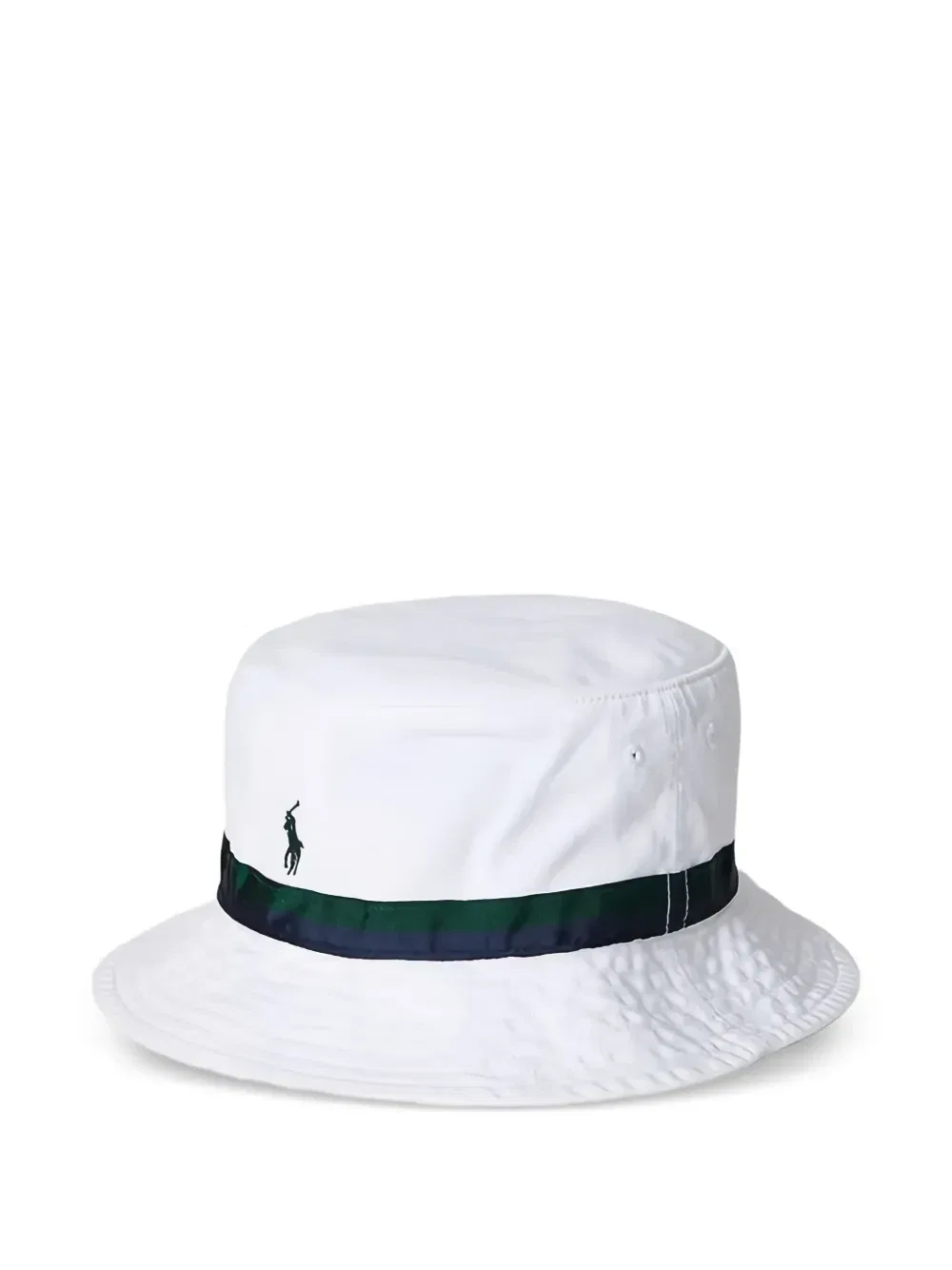 Шляпа с лентой и логотипом Polo Ralph Lauren Kids, белый — фото 2