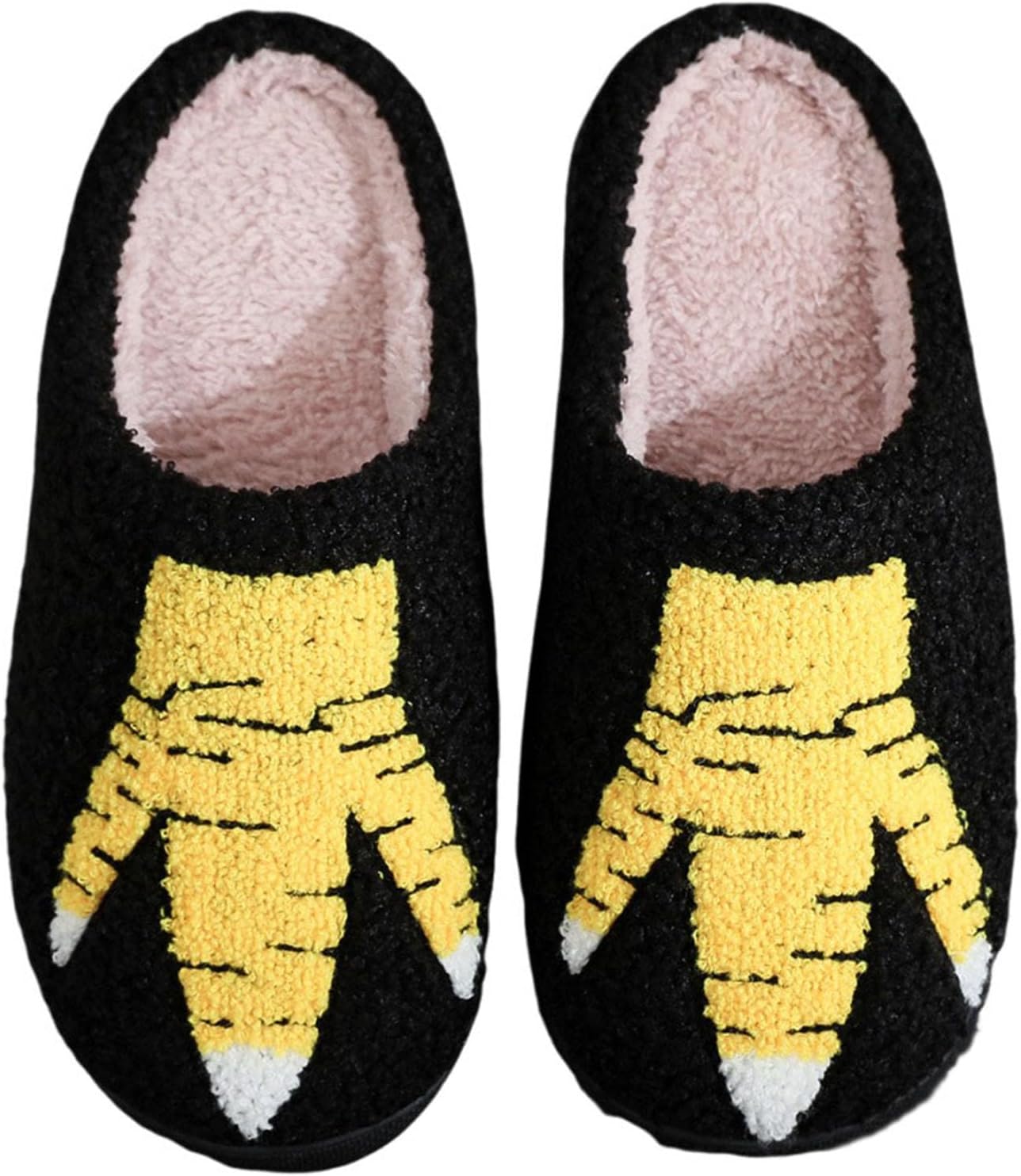 

Тапочки LNERIP зимние женские и мужские, пушистые плюшевые, с животными, милые мультяшные домашние тапочки, теплые и уютные, для дома и улицы, для девушек и женщин, Chicken Feet