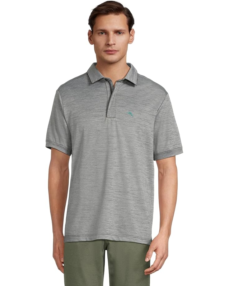 

Рубашка поло Tommy Bahama San Raphael Zip Polo, черный