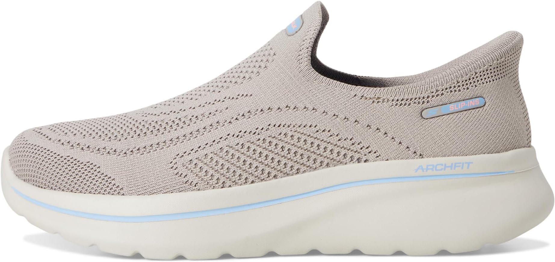 Кроссовки SKECHERS Performance Go Walk Arch Fit N-Joy Arianne Hands Free Slip-Ins, Taupe — фото 4
