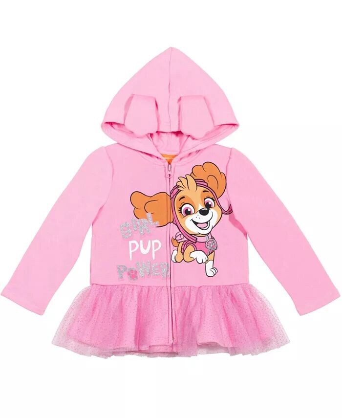 

Костюм с капюшоном на молнии для девочек Skye Paw Patrol, розовый