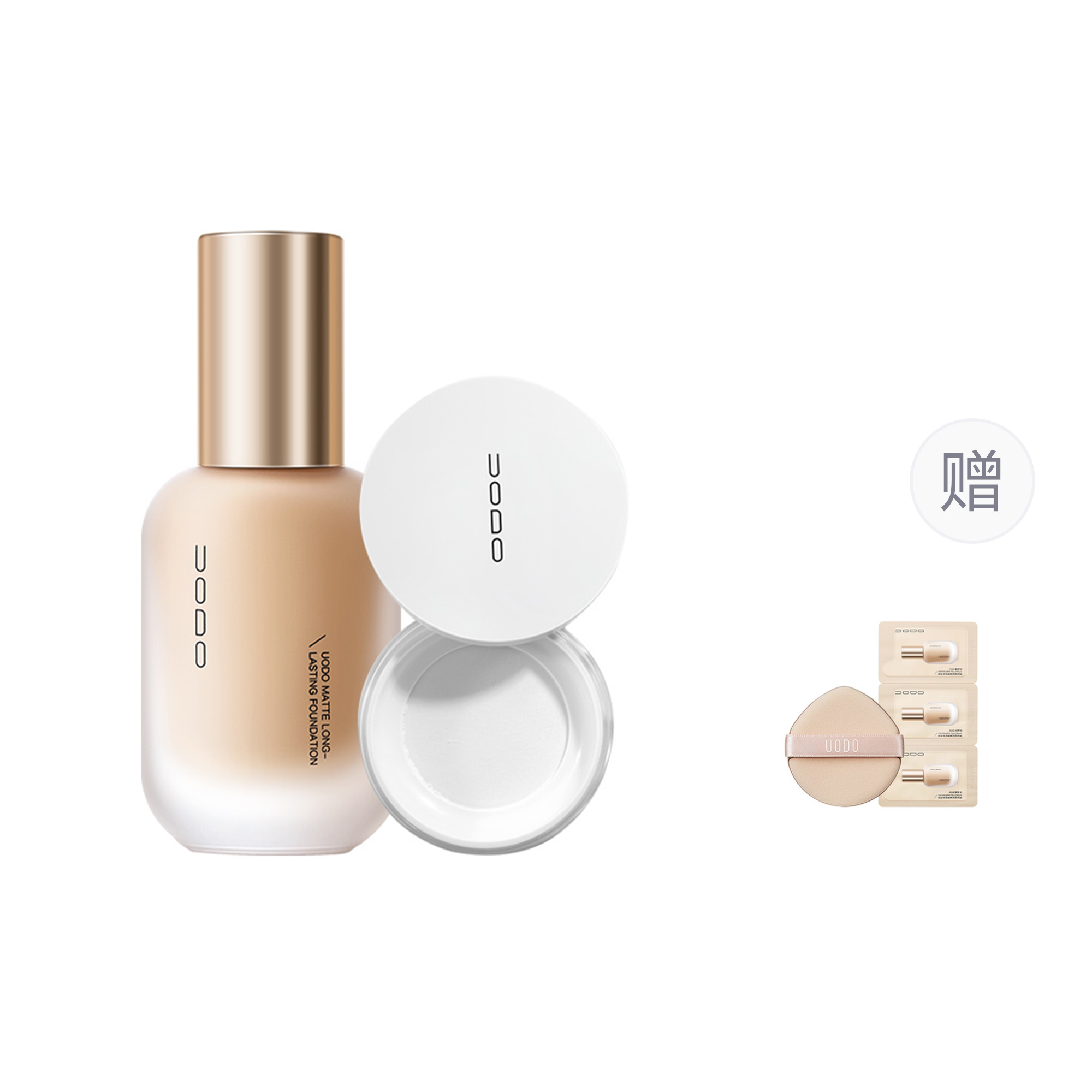 

Набор Eudora для макияжа консилер для контроля жирного блеска 30мл+10г UODO