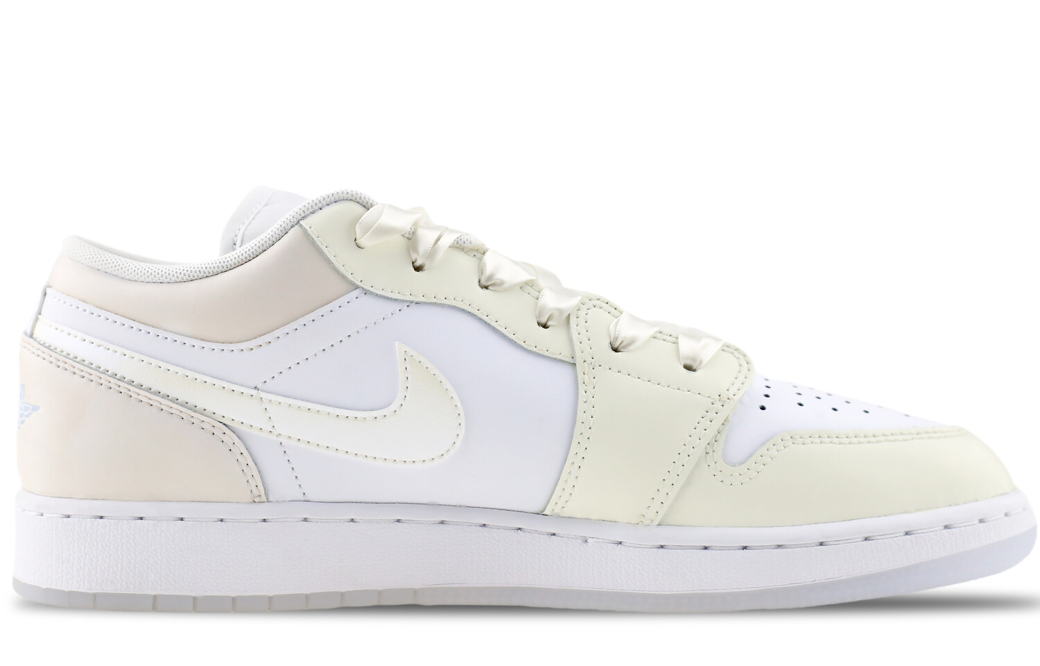 

Кроссовки Air Jordan 1 Vintage Basketball Shoes Women's Low-top Yellow, белый