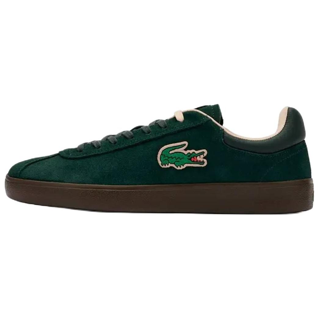 

LACOSTE Кроссовки для скейтбординга BASESHOT с противоскользящим покрытием, износостойкие, мужские, темно-зеленые