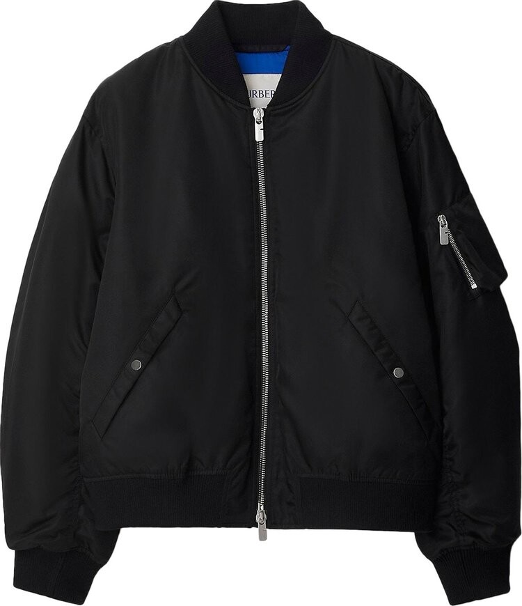 

Куртка Burberry Arm Pocket Bomber 'Black', черный