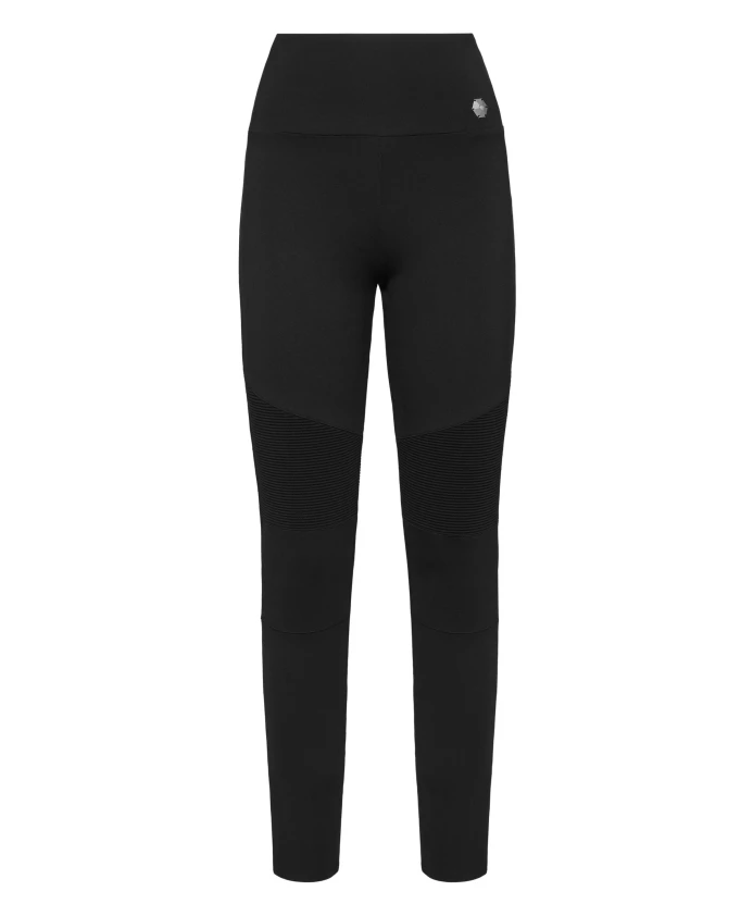 

Леггинсы с высокой талией Philipp Plein, черный