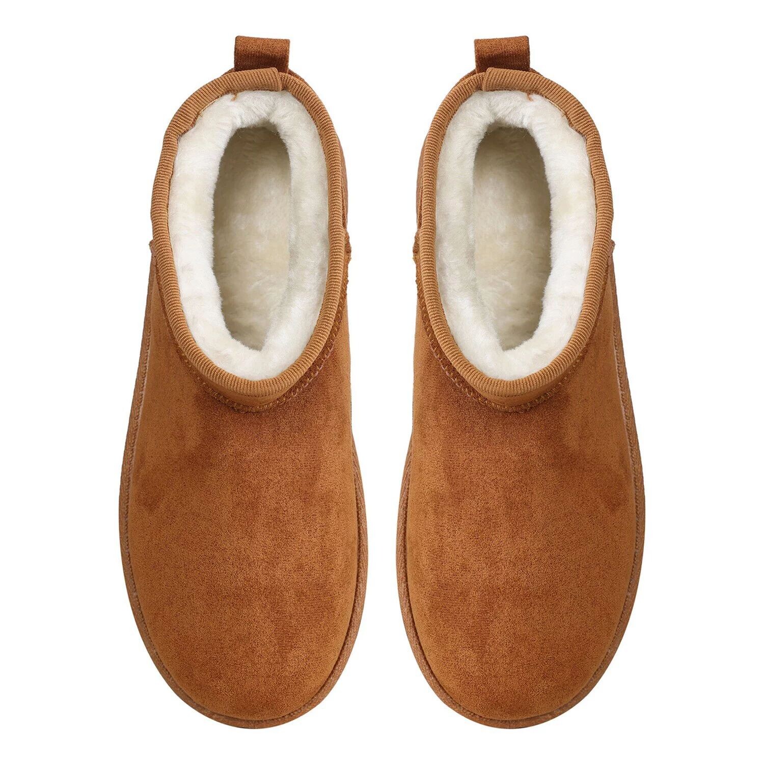 Женские коричневые ботинки FOCO New Orleans Saints Team с логотипом Fuzzy Fan Boots — фото 3