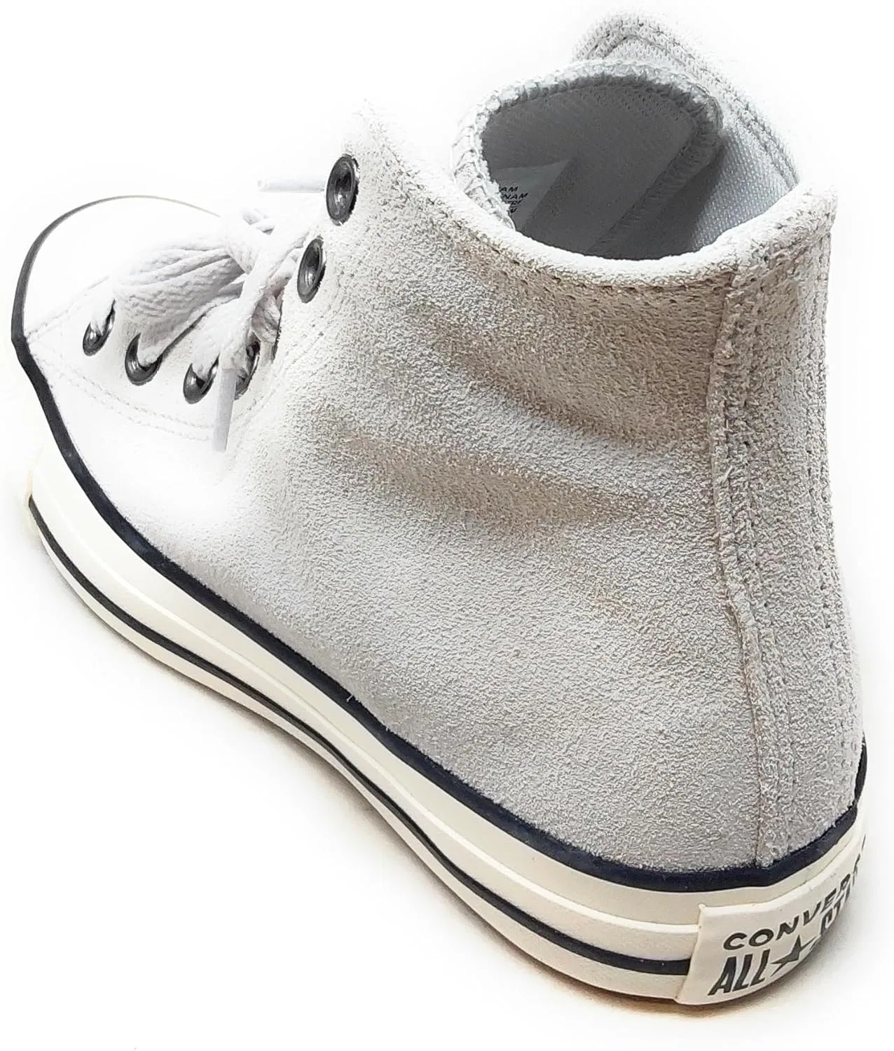 Кроссовки Converse Chuck Taylor All Star Limited Edition A14592C Barely Grey/Egret/Black, унисекс, замшевые, светло-серые — фото 4
