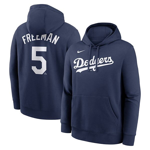 Толстовка с капюшоном Los Angeles Dodgers с именем и номером игрока Freddie Freeman Nike — фото 2
