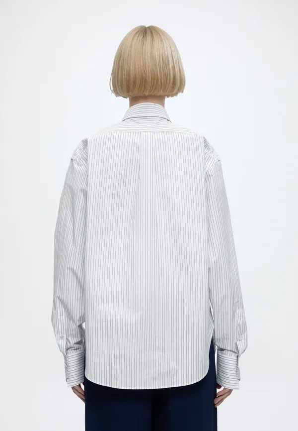 Блуза Saturday button down Boss, светло-сиреневый — фото 3