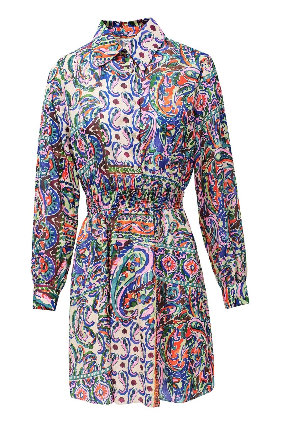 

Платье рубашка Salsa Jeans Shirt Dress, кремовый