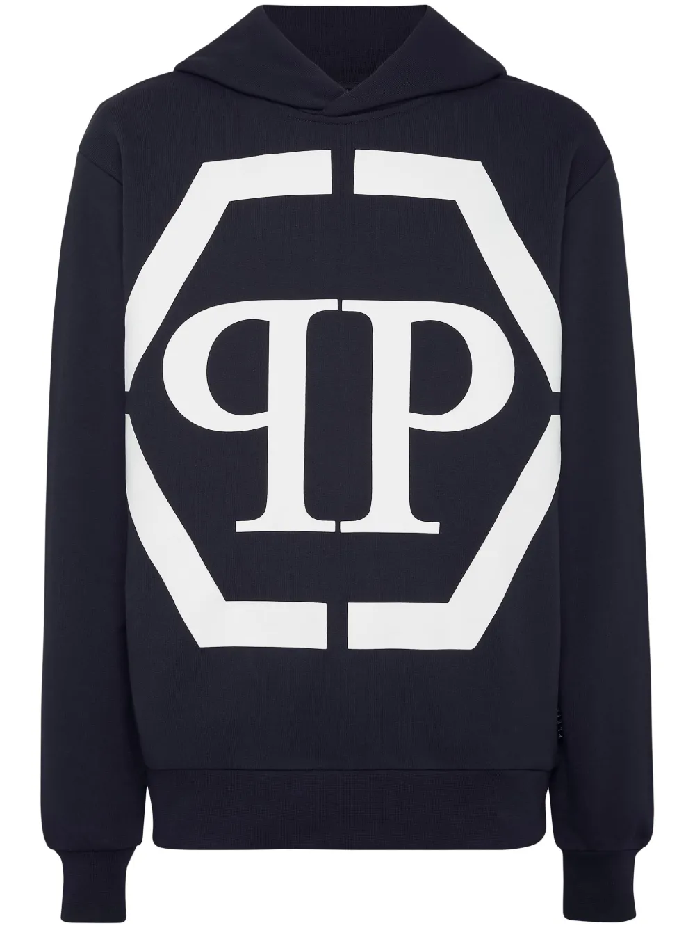 

Худи с логотипом Hexagon Philipp Plein, синий