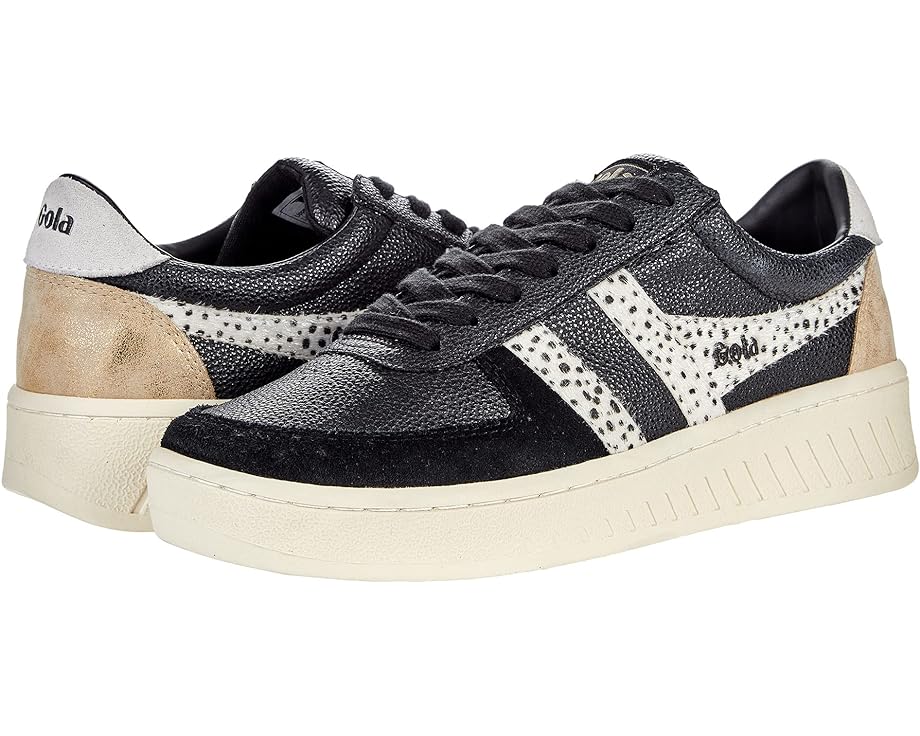 

Кроссовки Gola Grandslam Tropic, цвет Black/Cheetah/Gold