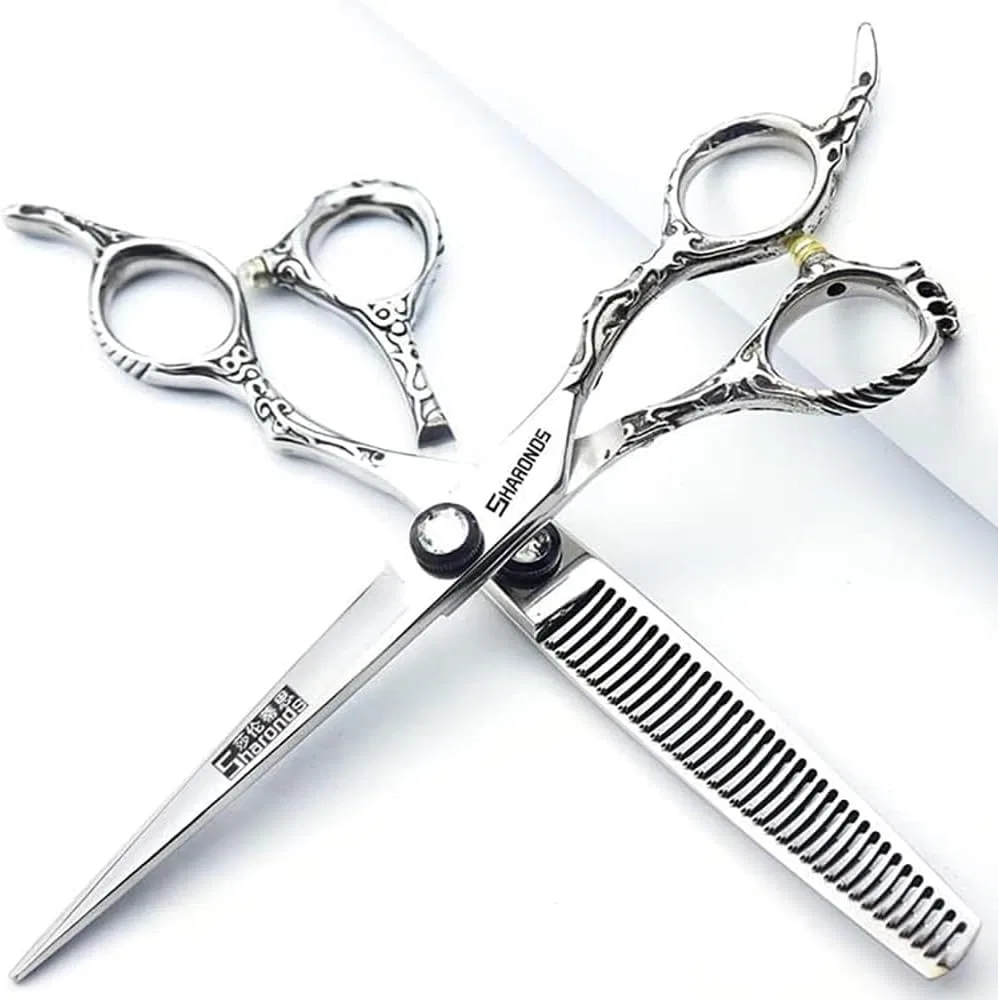 Парикмахерские ножницы для стрижки волос 6 дюймов (2 шт.) Axemoore, 6 Inch 2 Pieces
