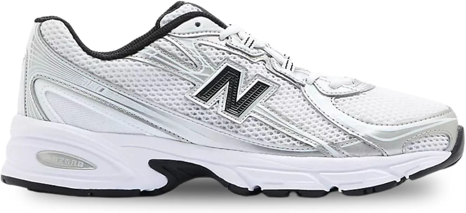Мужские теннисные кроссовки New Balance FuelCell 996 V4 для жесткого корта, белый/металлик серебристый