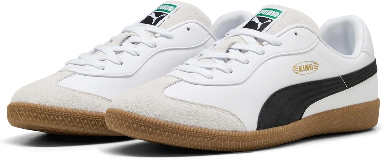 Кроссовки PUMA King 21 для тренировок и фитнеса, унисекс, белый/черный — фото 2