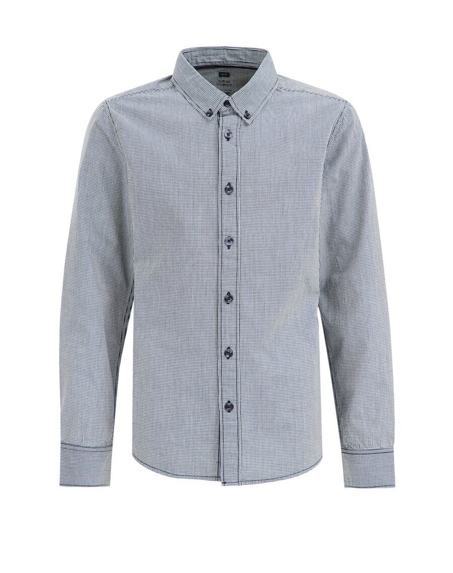 

Рубашка WE Fashion Regular fit Button Up, серый