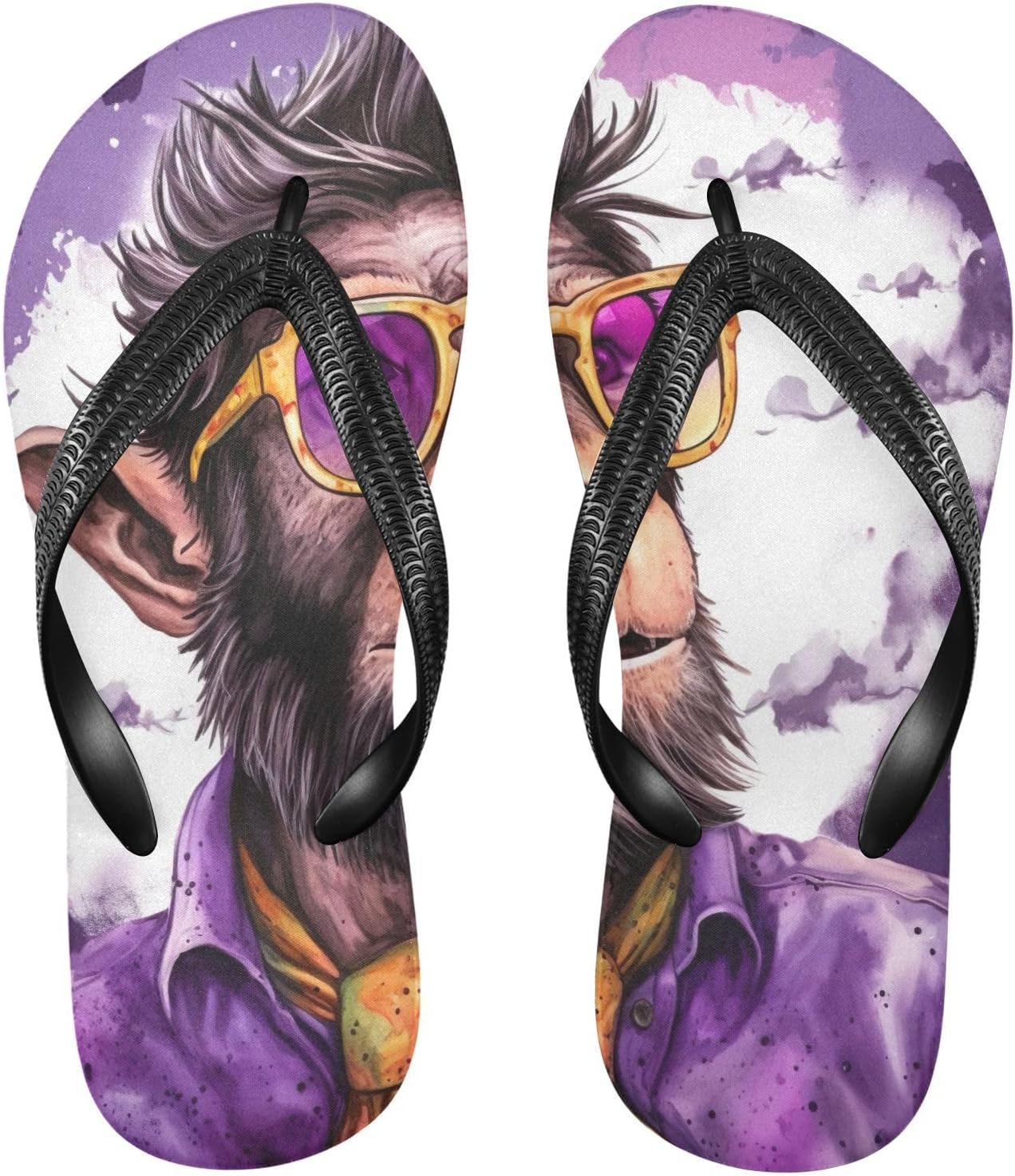 

STAYTOP Милые сланцы с изображением гориллы для мужчин и женщин, пляжные шлепанцы для душа