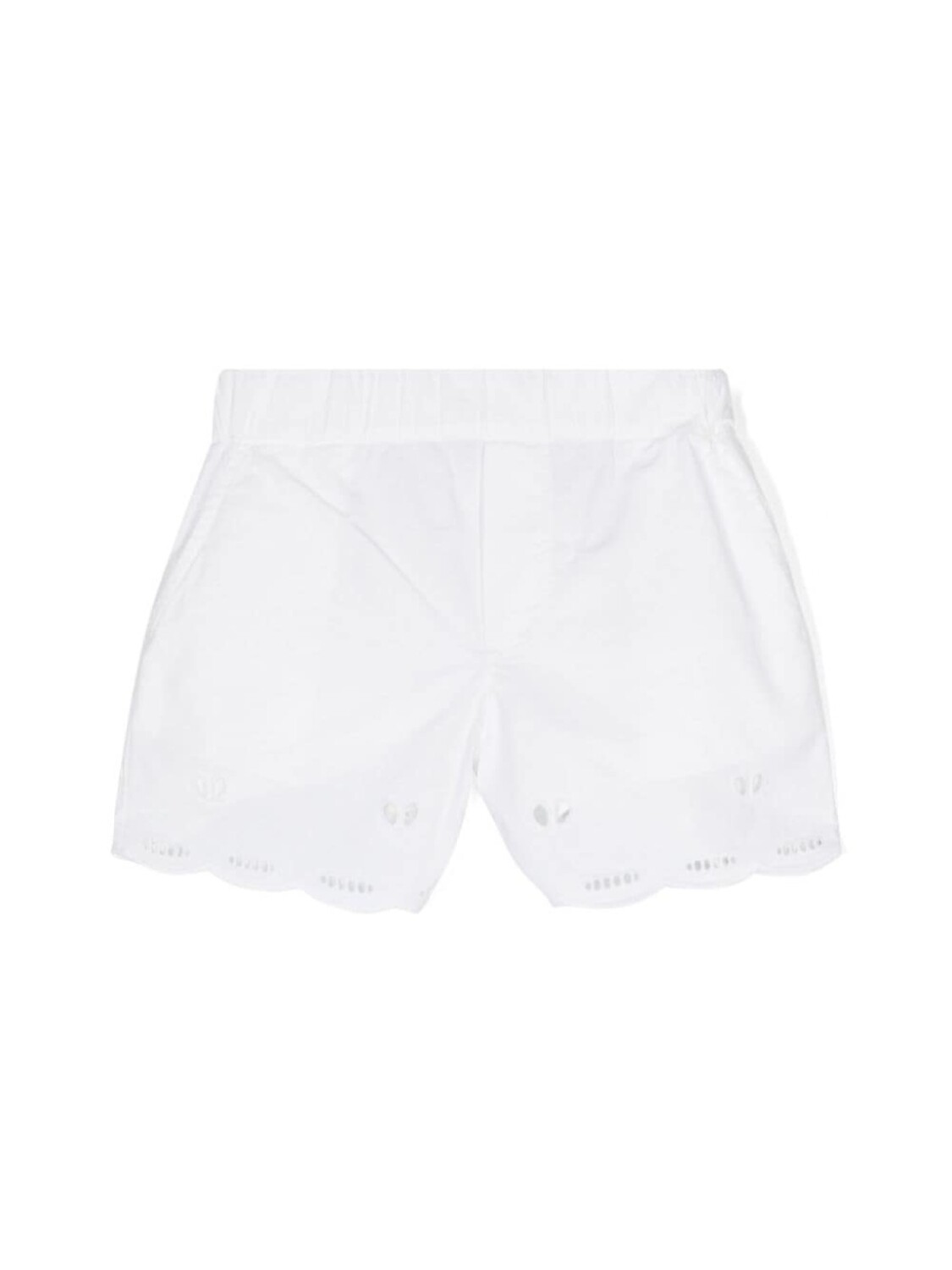 

Stella McCartney Kids шорты с английской вышивкой, белый