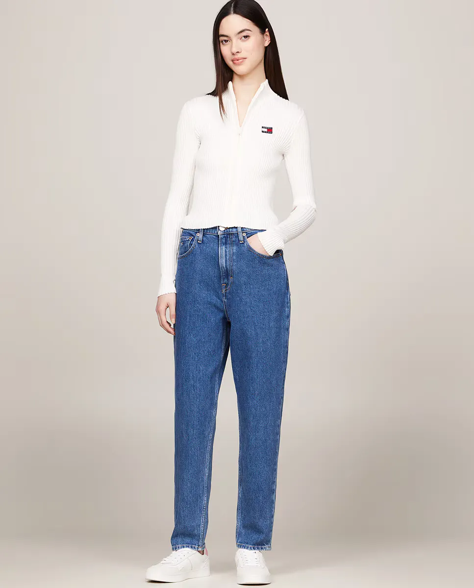 

Женские джинсы Mom Fit Tommy Jeans, цвет Azul Índigo