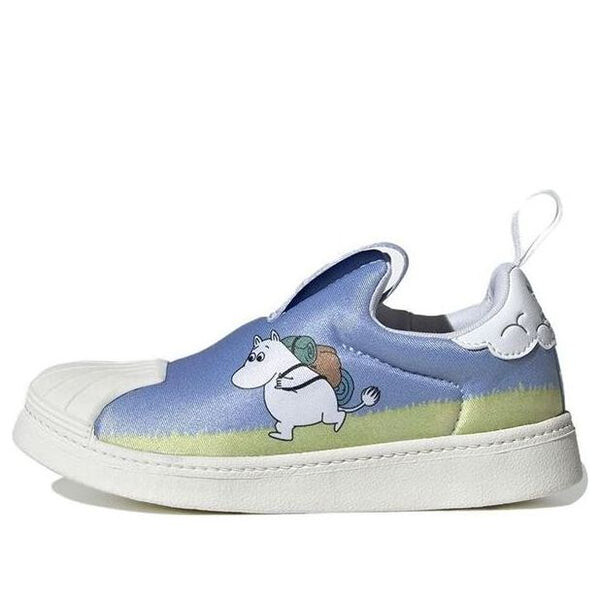 

Кроссовки оригинальные superstar 360 x moomin shoes Adidas, синий