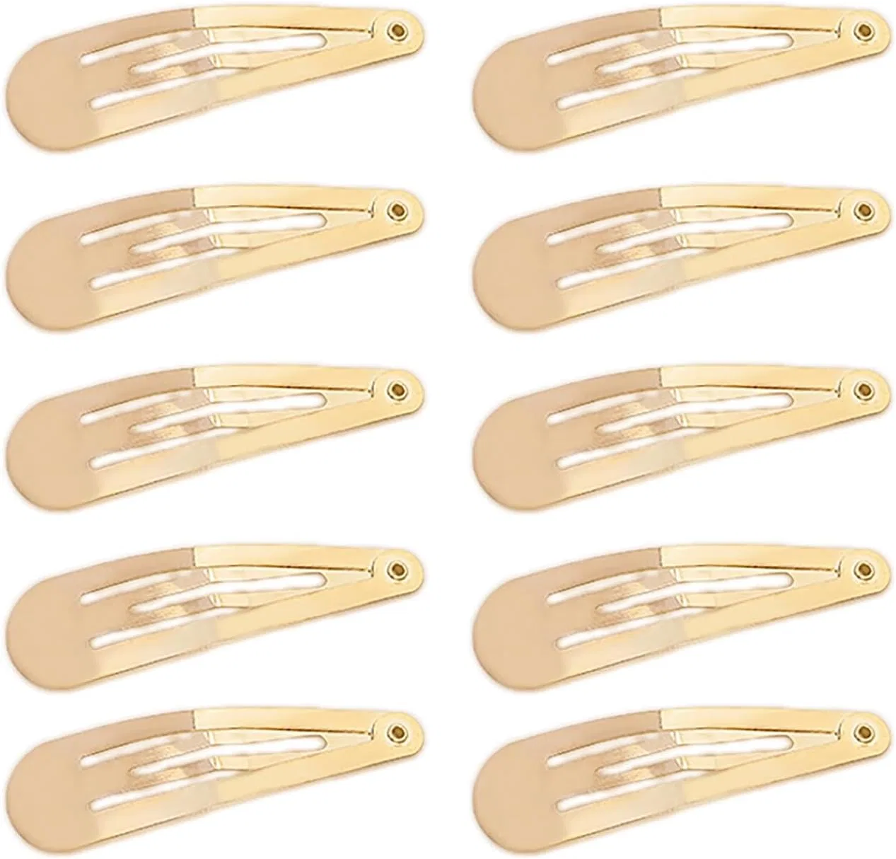 Аксессуар для волос Patch Pins, 5 см, 10 шт, металл, золотой, Kanoya