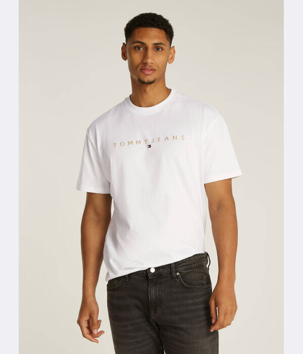 

Футболка мужская Tommy Jeans с логотипом, белый