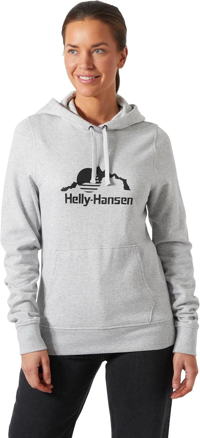 

Helly-Hansen женская толстовка Nord Graphic с капюшоном Helly Hansen, 952 Grey Melange