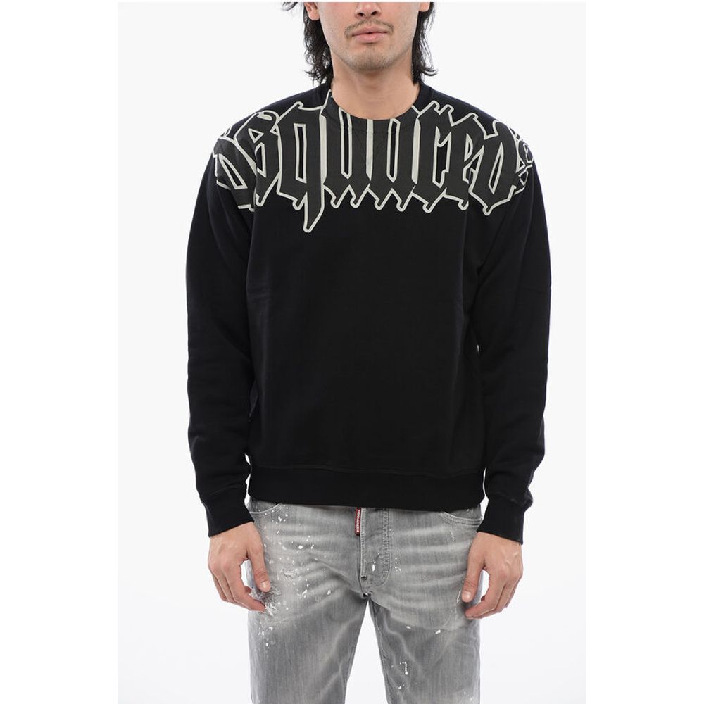 

Толстовка GOTHIC Cool Fit из начесаного хлопка Dsquared2, Black