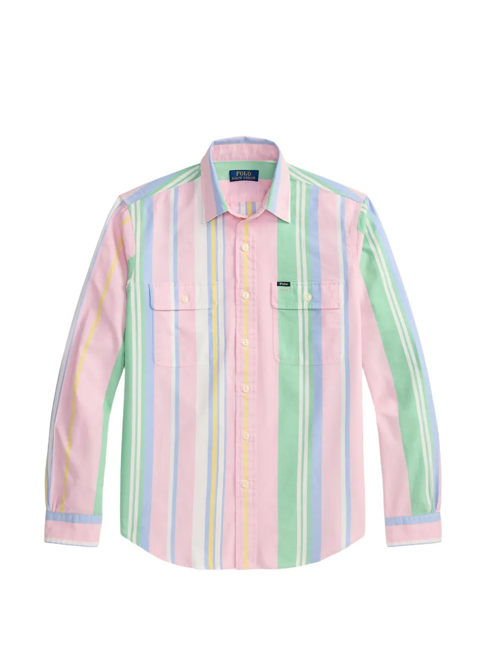 

Полосатая рубашка Polo Ralph Lauren, розовый