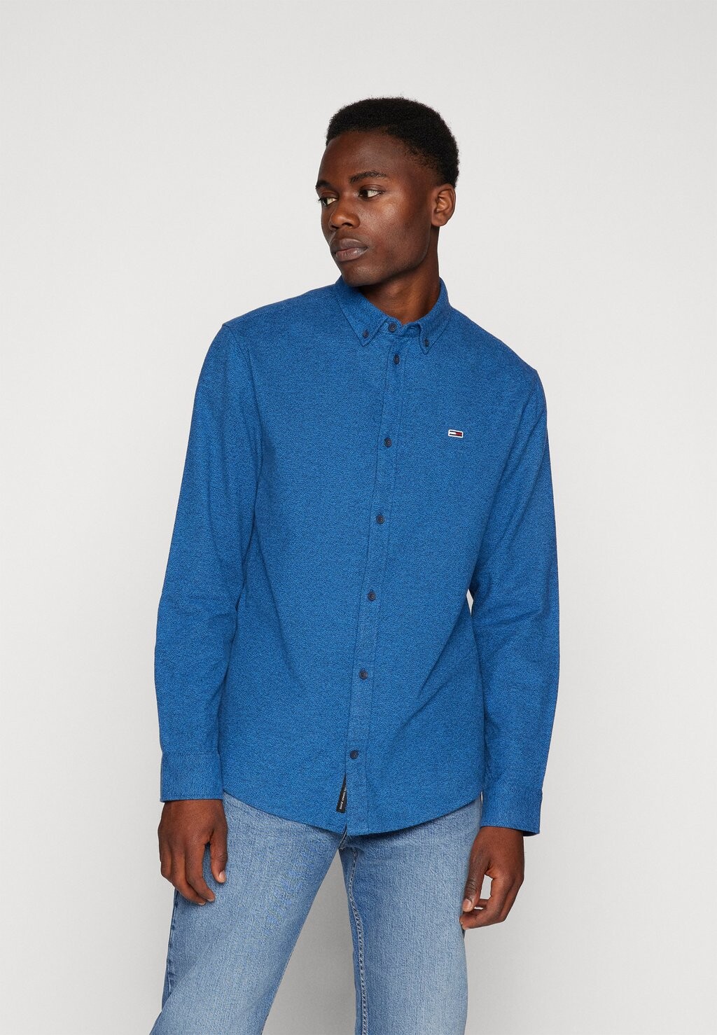 

Рубашка BRUSHED GRINDLE SHIRT Tommy Jeans, цвет meridian blue