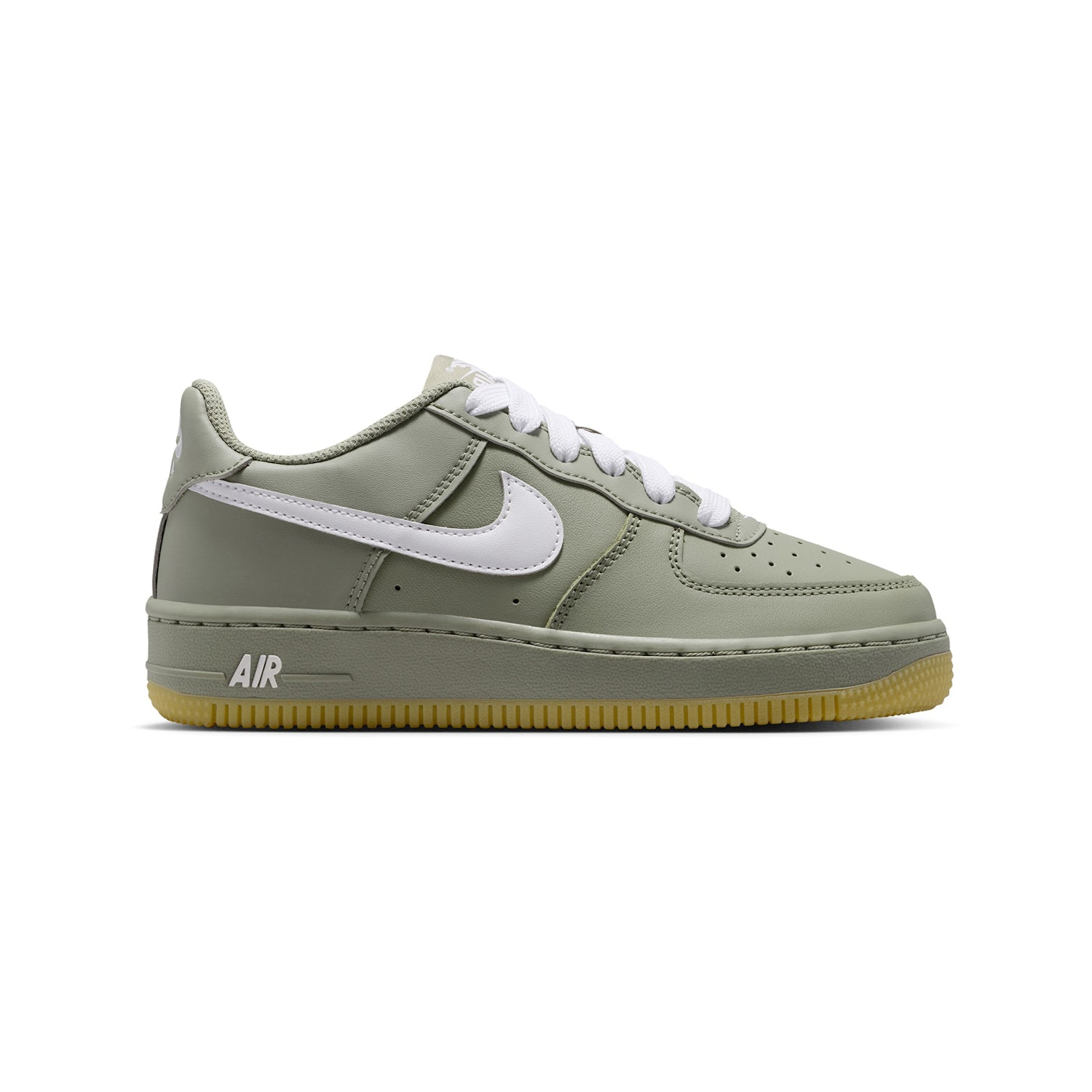 Детские кроссовки для скейтбординга Air Force 1 Lv8 с низким верхом, устойчивые к истиранию, для подростков Nike, зеленый/белый — фото 2