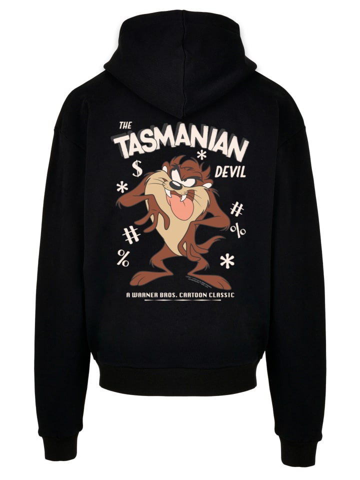 

Пуловер F4NT4STIC Ultra Heavy Hoodie Looney Tunes Vintage Tasmanian Devil, черный