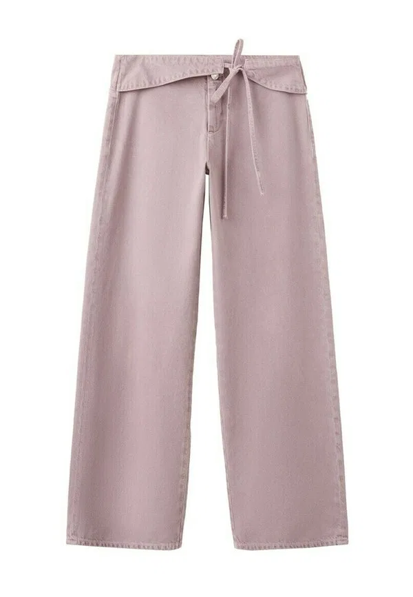 Подростковые джинсы свободного кроя Mango Kids, Purple — фото 4